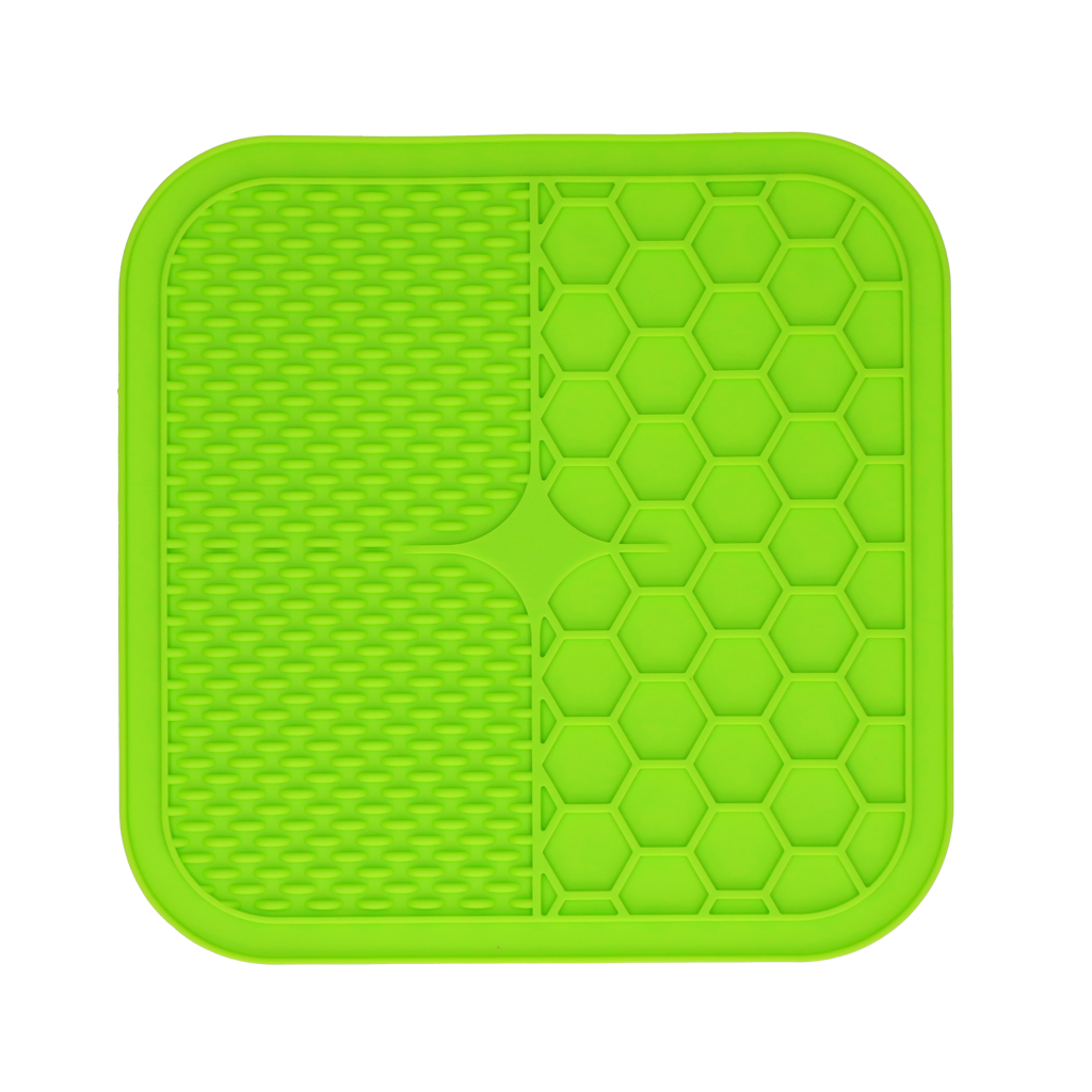 Eat Slow Live Longer Lick Mat Duo L Groen 2025 Eat Slow Live Longer Lick Mat Duo L Groen - Afbeelding 2