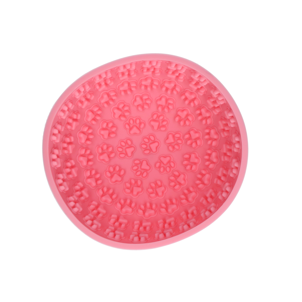 Eat Slow Live Longer Lick Mat Wobble Bowl Roze 2025 Eat Slow Live Longer Lick Mat Wobble Bowl Roze - Afbeelding 2