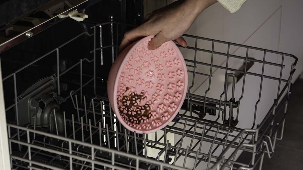 Eat Slow Live Longer Lick Mat Wobble Bowl Roze 2025 Eat Slow Live Longer Lick Mat Wobble Bowl Roze - Afbeelding 4