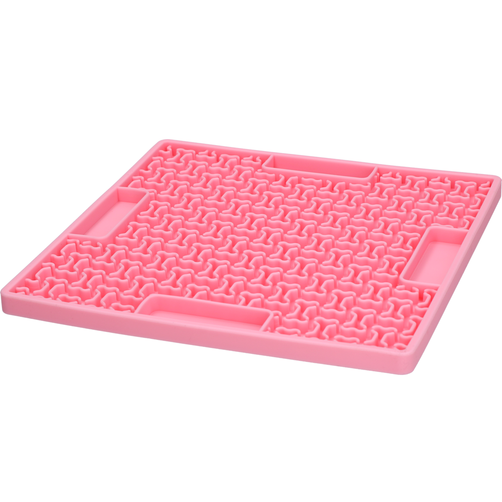 Eat Slow Live Longer Lick Mat Bones Roze 2025 Eat Slow Live Longer Lick Mat Bones Roze - Afbeelding 3