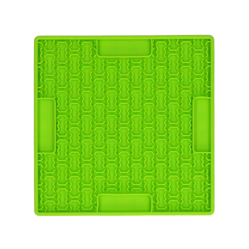 Eat Slow Live Longer Lick Mat Bones Groen 2025 Eat Slow Live Longer Lick Mat Bones Groen - Afbeelding 2