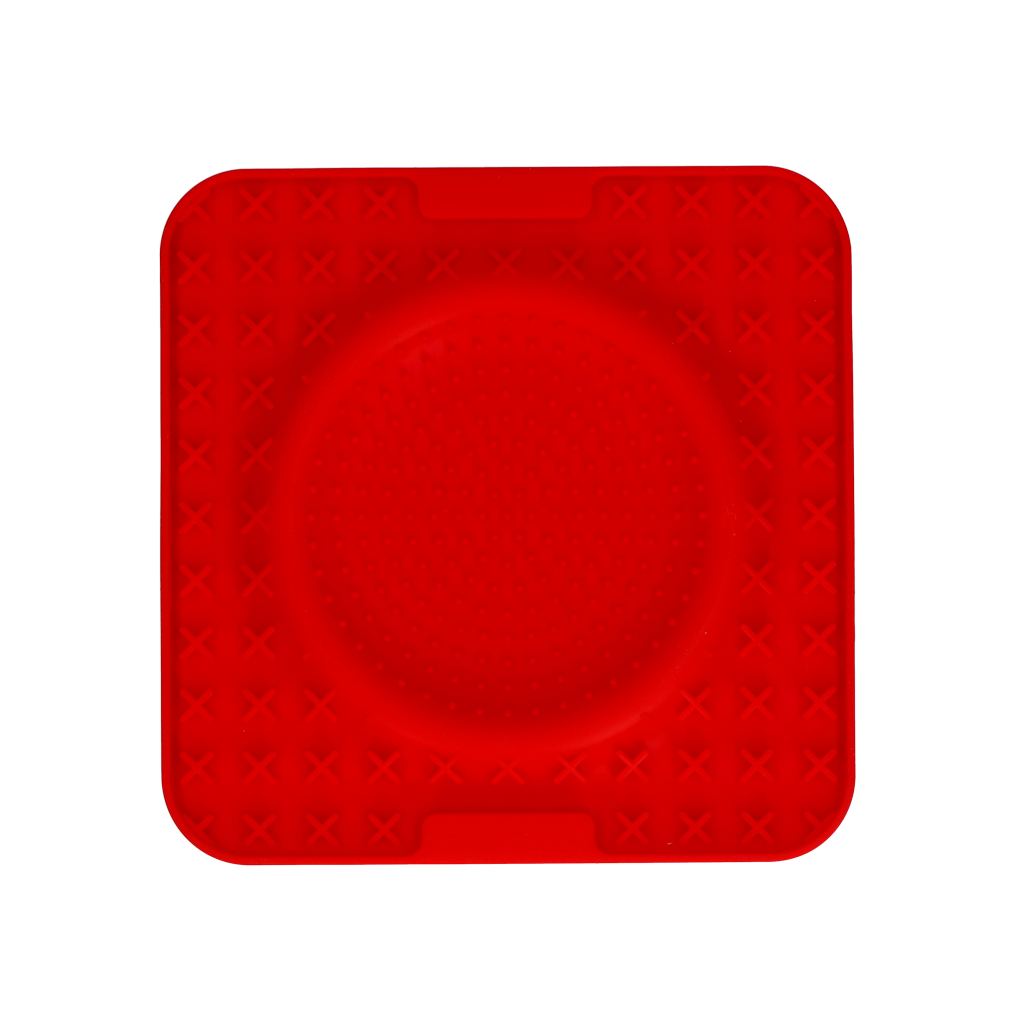 Eat Slow Live Longer Lick Mat Wave Rood 2025 Eat Slow Live Longer Lick Mat Wave Rood - Afbeelding 2