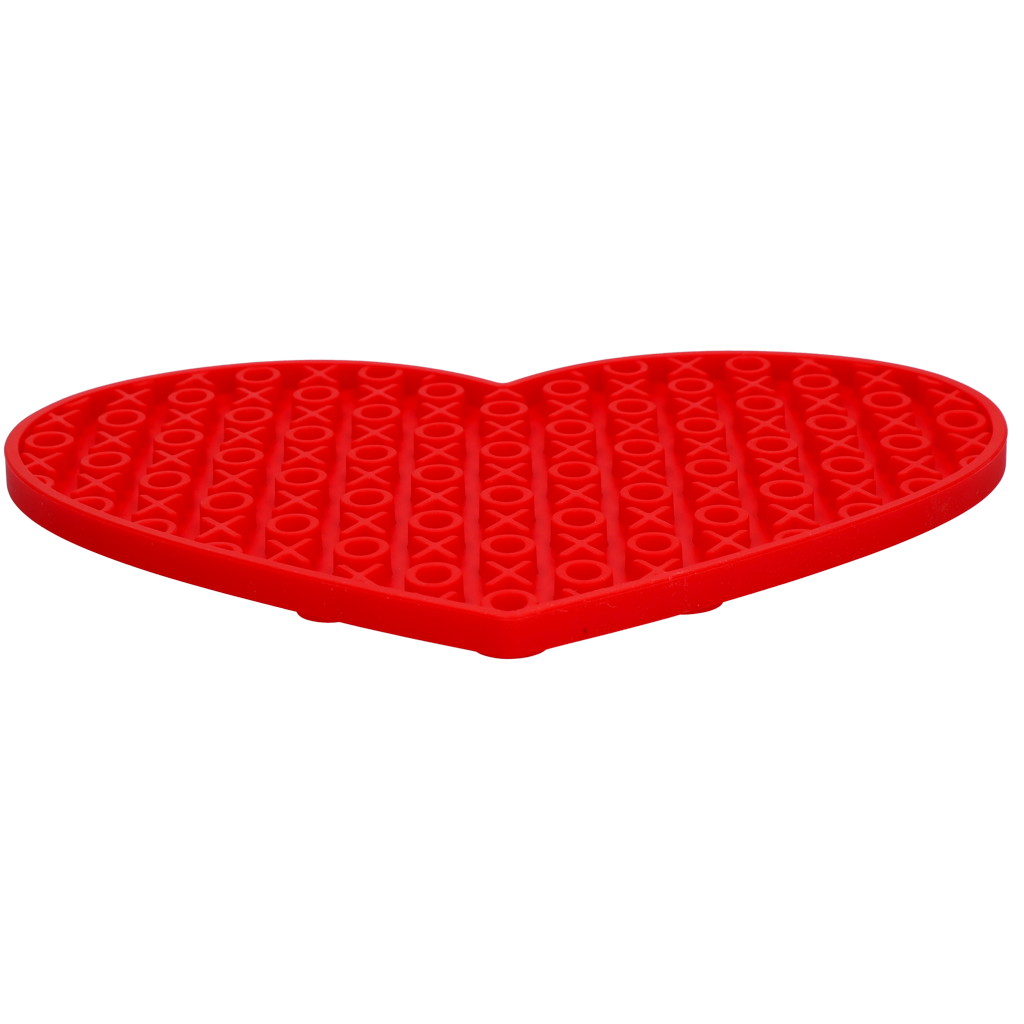 Eat Slow Live Longer Lick Mat Lovely Heart Rood 2025 Eat Slow Live Longer Lick Mat Lovely Heart Rood - Afbeelding 3