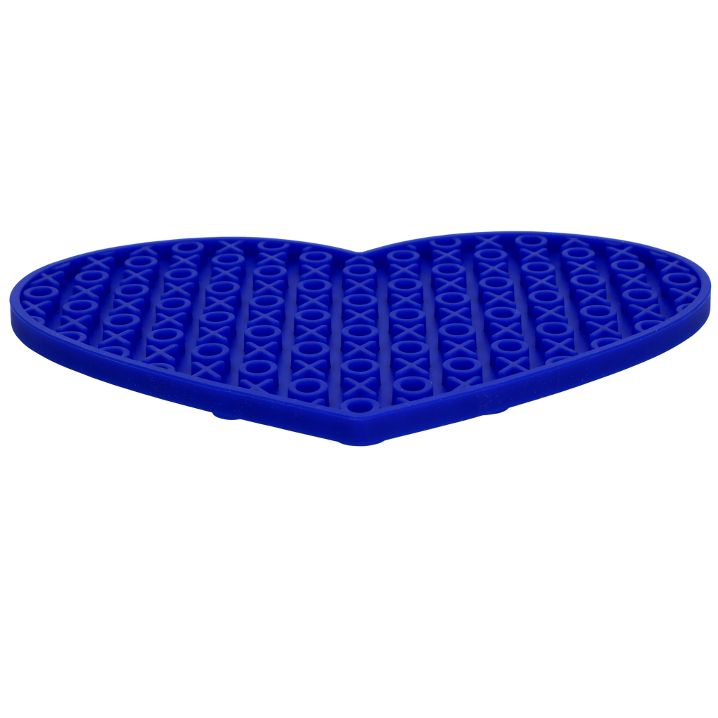 Eat Slow Live Longer Lick Mat Lovely Heart Blauw 2025 Eat Slow Live Longer Lick Mat Lovely Heart Blauw - Afbeelding 3