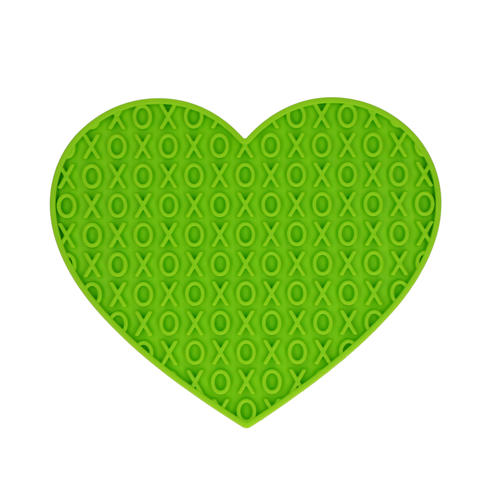 Eat Slow Live Longer Lick Mat Lovely Heart Groen 2025 Eat Slow Live Longer Lick Mat Lovely Heart Groen - Afbeelding 2