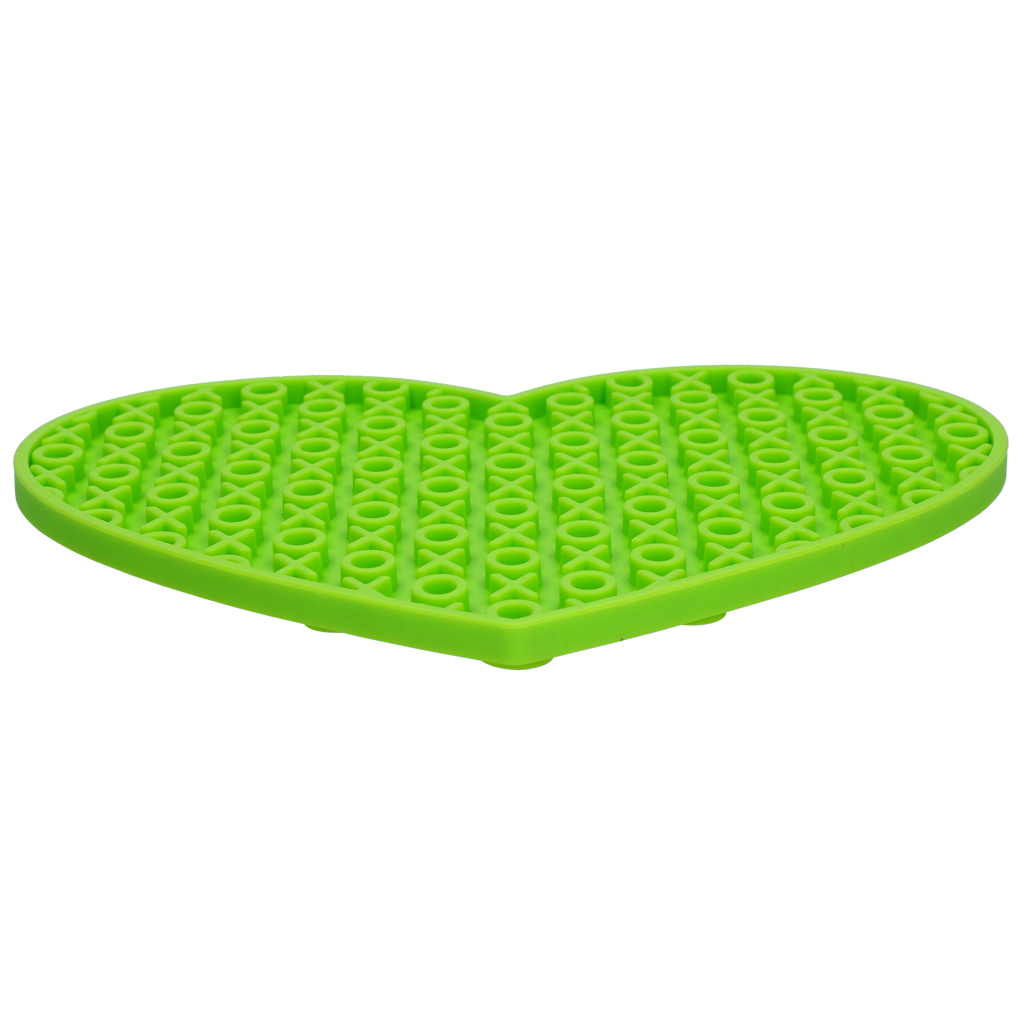 Eat Slow Live Longer Lick Mat Lovely Heart Groen 2025 Eat Slow Live Longer Lick Mat Lovely Heart Groen - Afbeelding 3