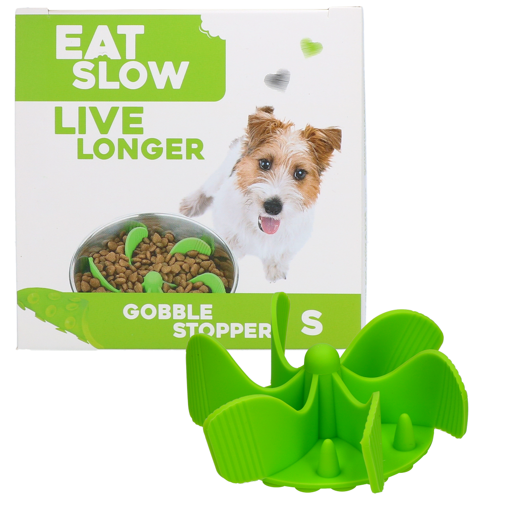 Eat Slow Live Longer Gobble Stopper Groen S 2025 Eat Slow Live Longer Gobble Stopper Groen S