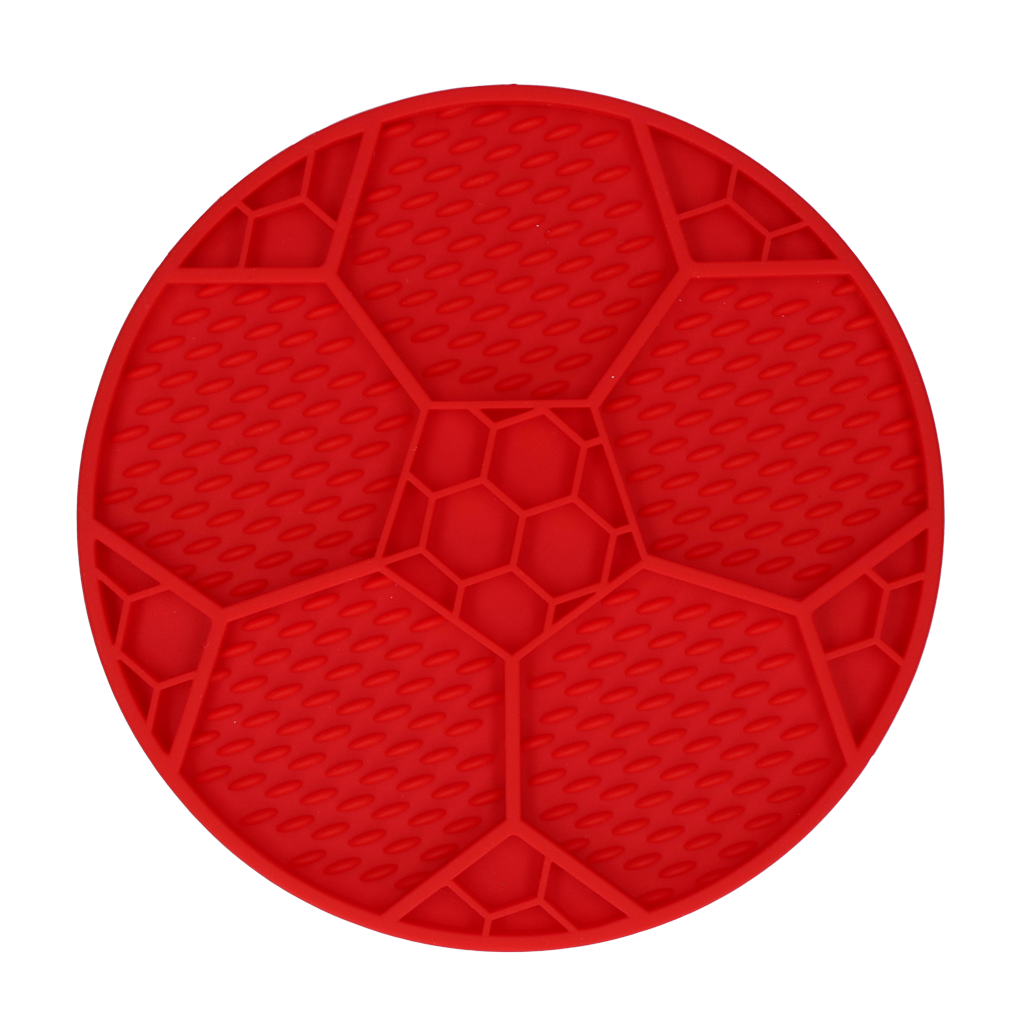Eat Slow Live Longer Lick Mat Soccer Ball Rood 2025 Eat Slow Live Longer Lick Mat Soccer Ball Rood - Afbeelding 2