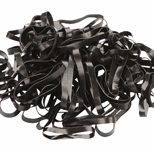 Elastiekjes Siliconen Zwart