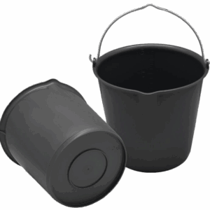 Emmer 15 l met schenktuit Zwart