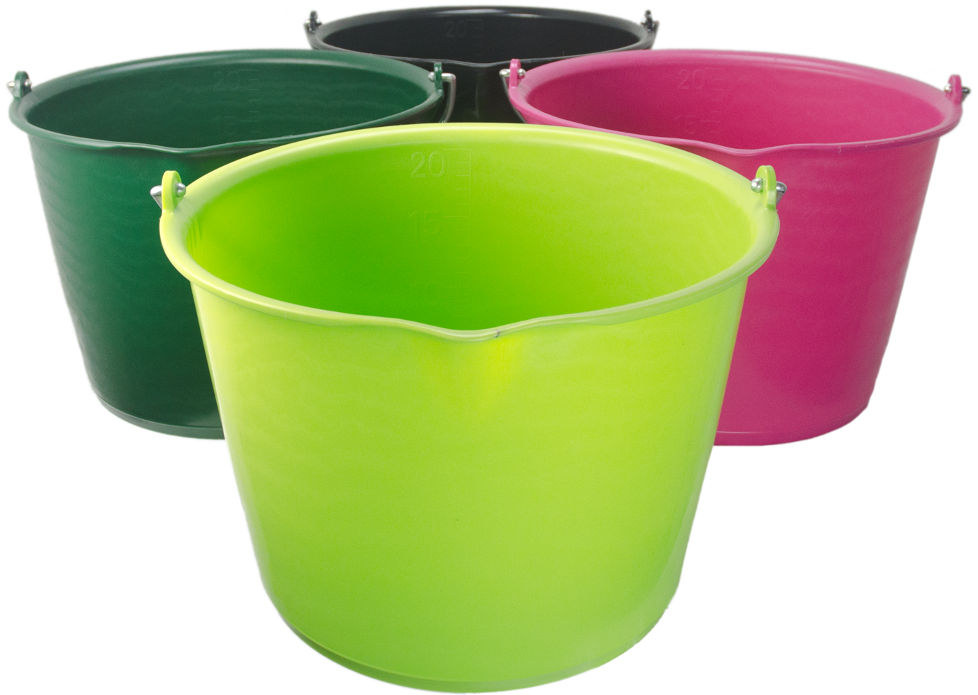 Emmer 15 l met schenktuit Donkergroen 2025 Emmer 15 l met schenktuit Donkergroen - Afbeelding 2