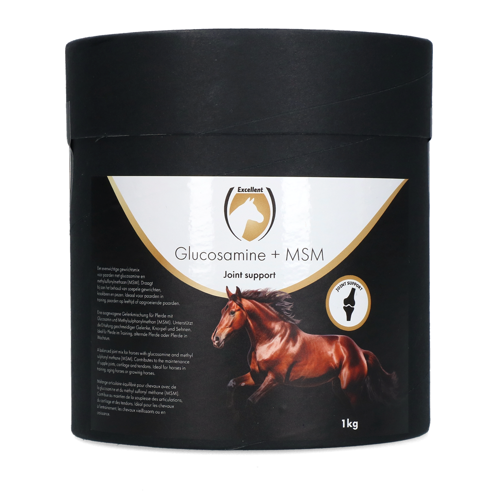 Excellent Horse Glucosamine + MSM 1 kg 2025 Excellent Horse Glucosamine + MSM 1 kg
