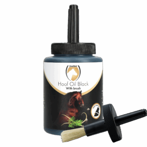 Excellent Horse Hoof Oil Black (with brush) 500 ml