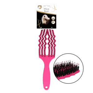 Excellent Horse Wave Brush Roze