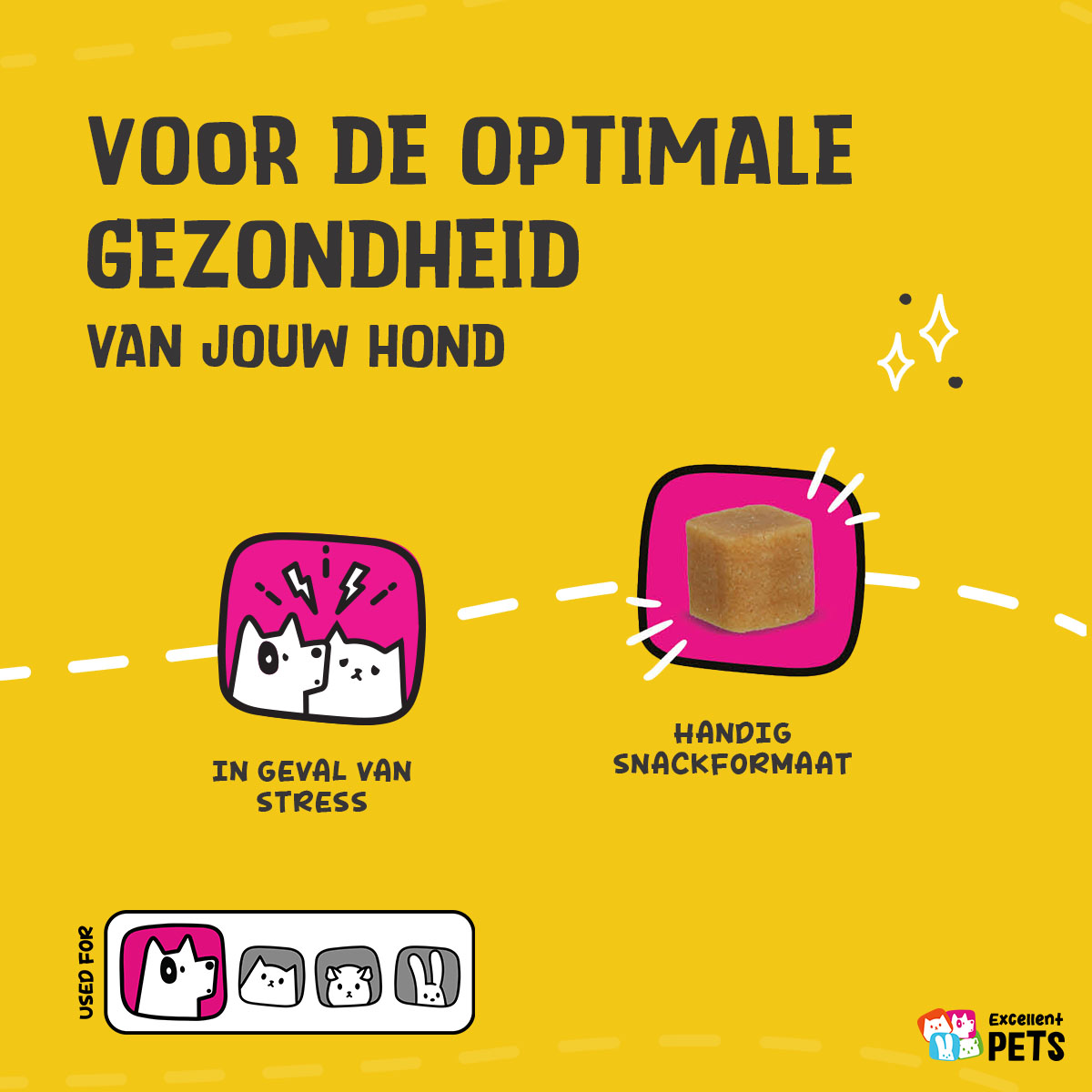 Excellent Pets No Stress Soft Chews 16 x 4 g 2025 Excellent Pets No Stress Soft Chews 16 x 4 g - Afbeelding 4