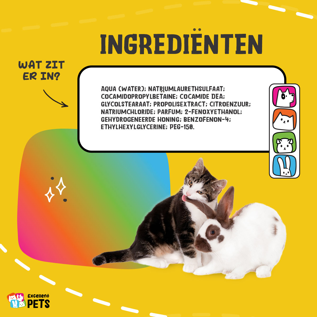 Excellent Pets Propolis & Honey Shampoo 250 ml 2025 Excellent Pets Propolis & Honey Shampoo 250 ml - Afbeelding 4