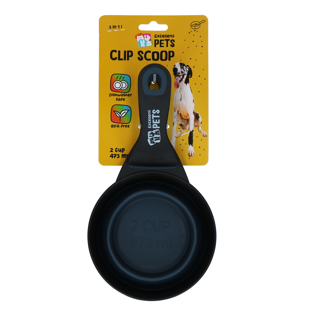 Excellent Pets Voerschep met Sluitclip 2 cup 2025 Excellent Pets Voerschep met Sluitclip 2 cup