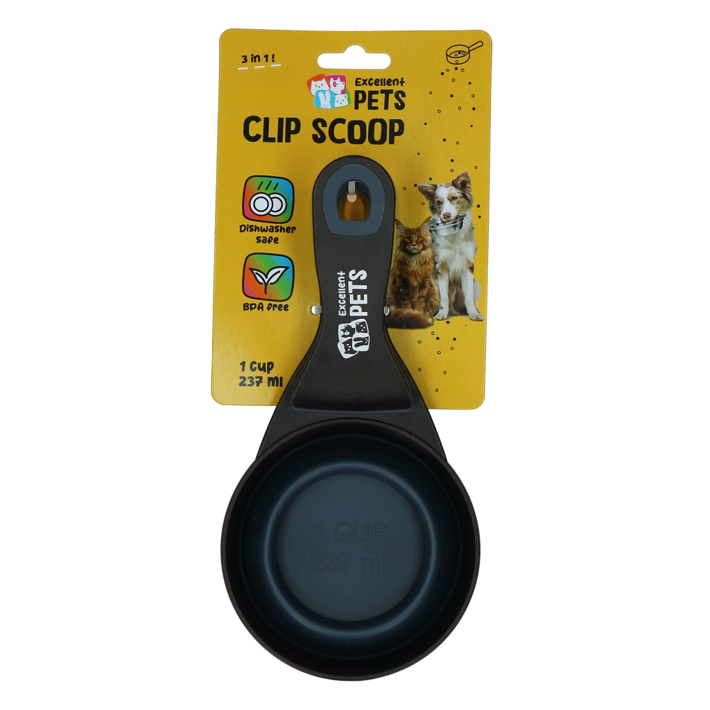 Excellent Pets Voerschep met Sluitclip 1 cup 2025 Excellent Pets Voerschep met Sluitclip 1 cup