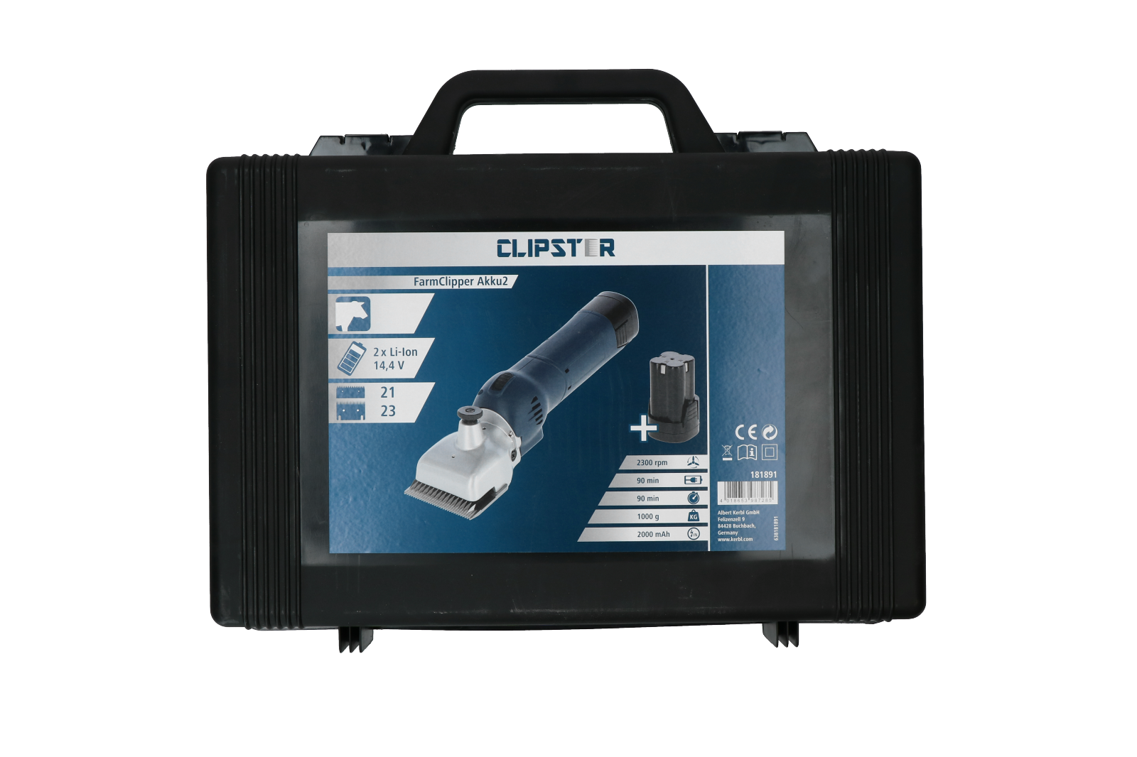 Clipster FarmClipper Akku2 Rund 2025 Clipster FarmClipper Akku2 Rund - Afbeelding 3