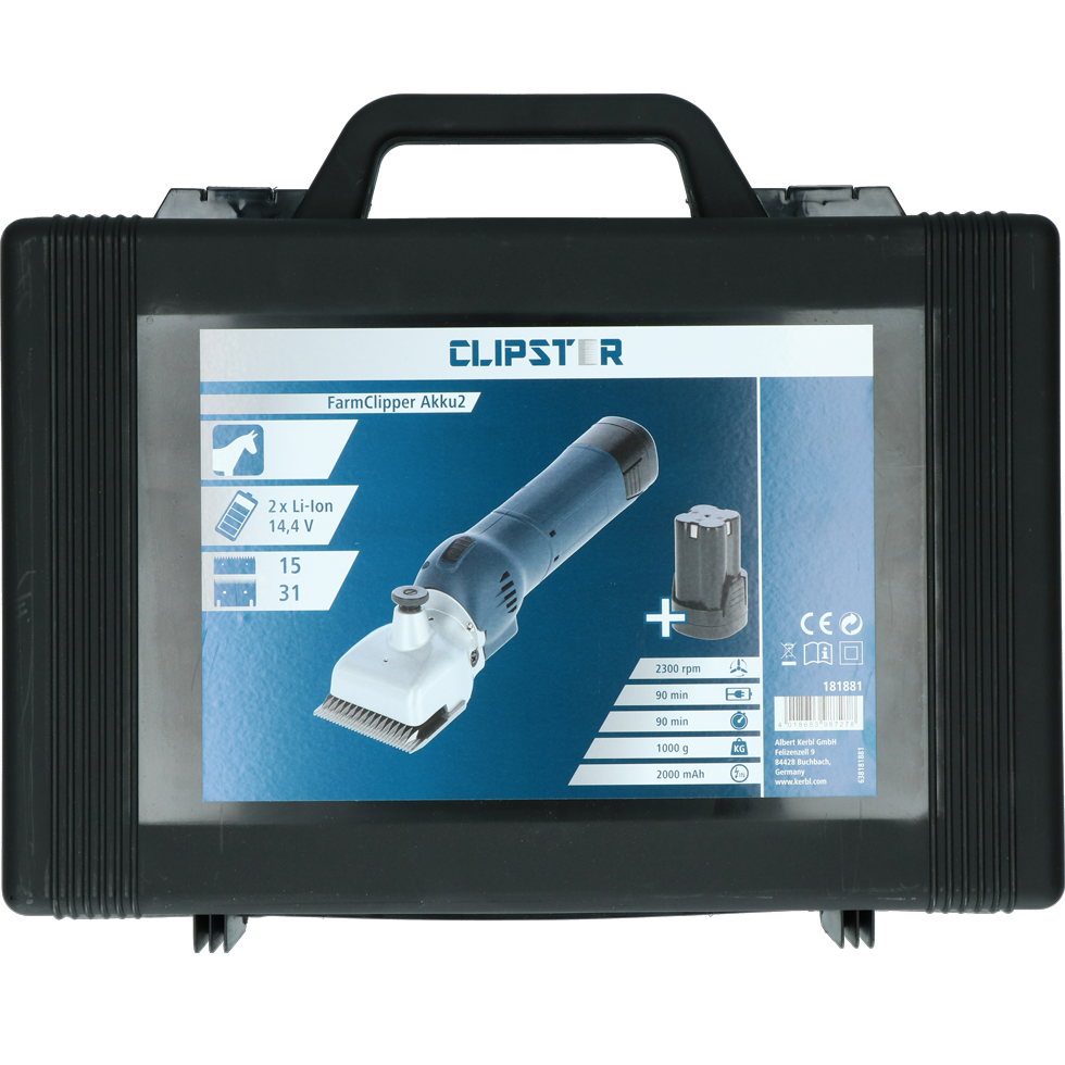 Clipster FarmClipper Akku2 Paard 2025 Clipster FarmClipper Akku2 Paard