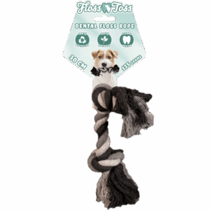 Floss Toss Dental Rope 2 Knot - 30 cm
