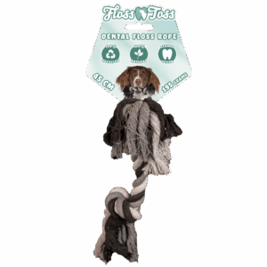 Floss Toss Dental Rope 2 Knot - 45 cm