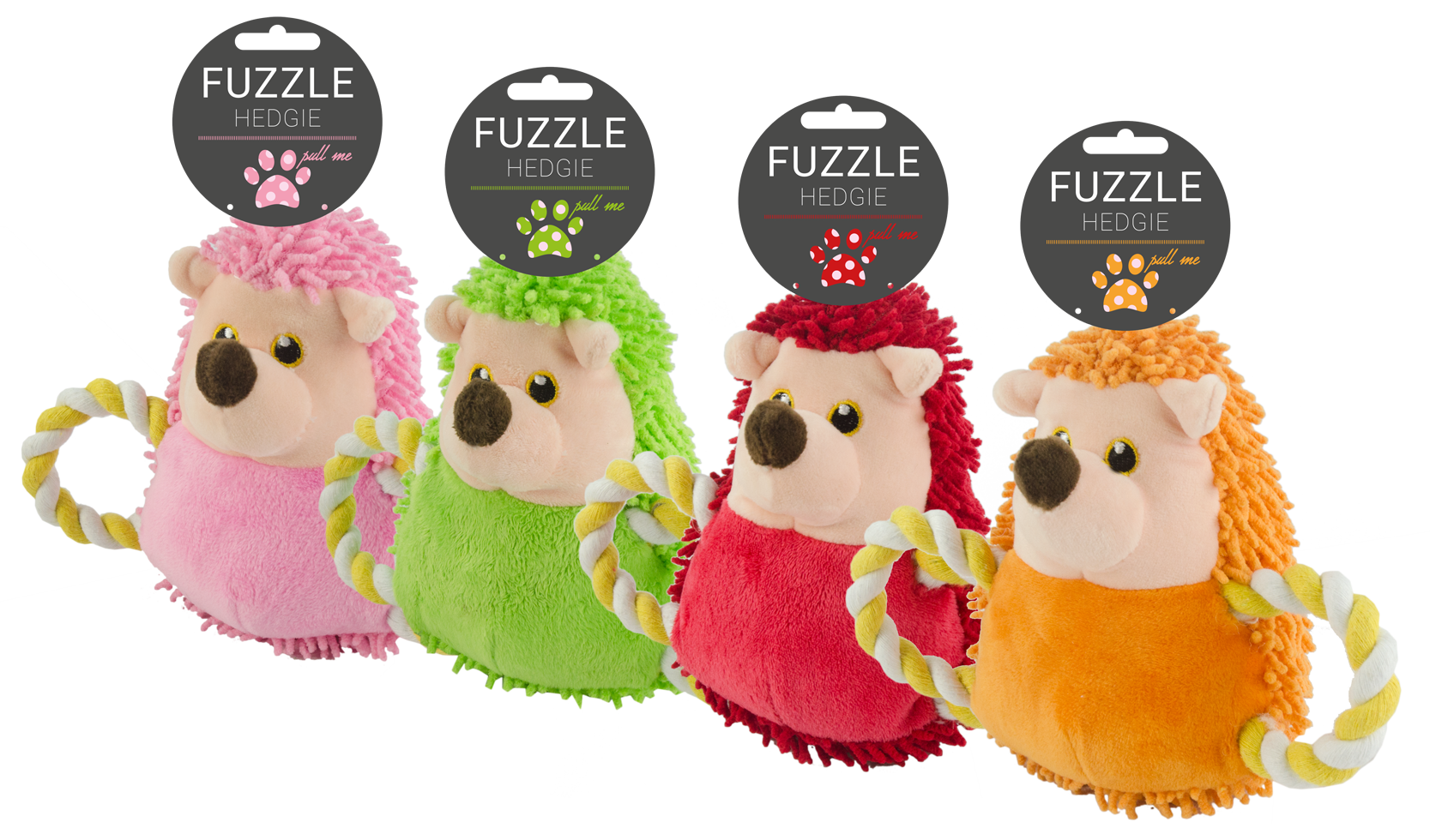 Fuzzle Hedgie Pull Me Rood 2025 Fuzzle Hedgie Pull Me Rood - Afbeelding 3