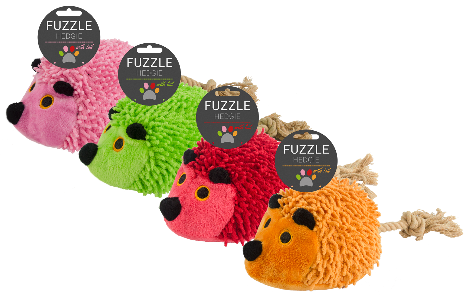 Fuzzle Hedgie met staart Rood 2025 Fuzzle Hedgie met staart Rood - Afbeelding 4