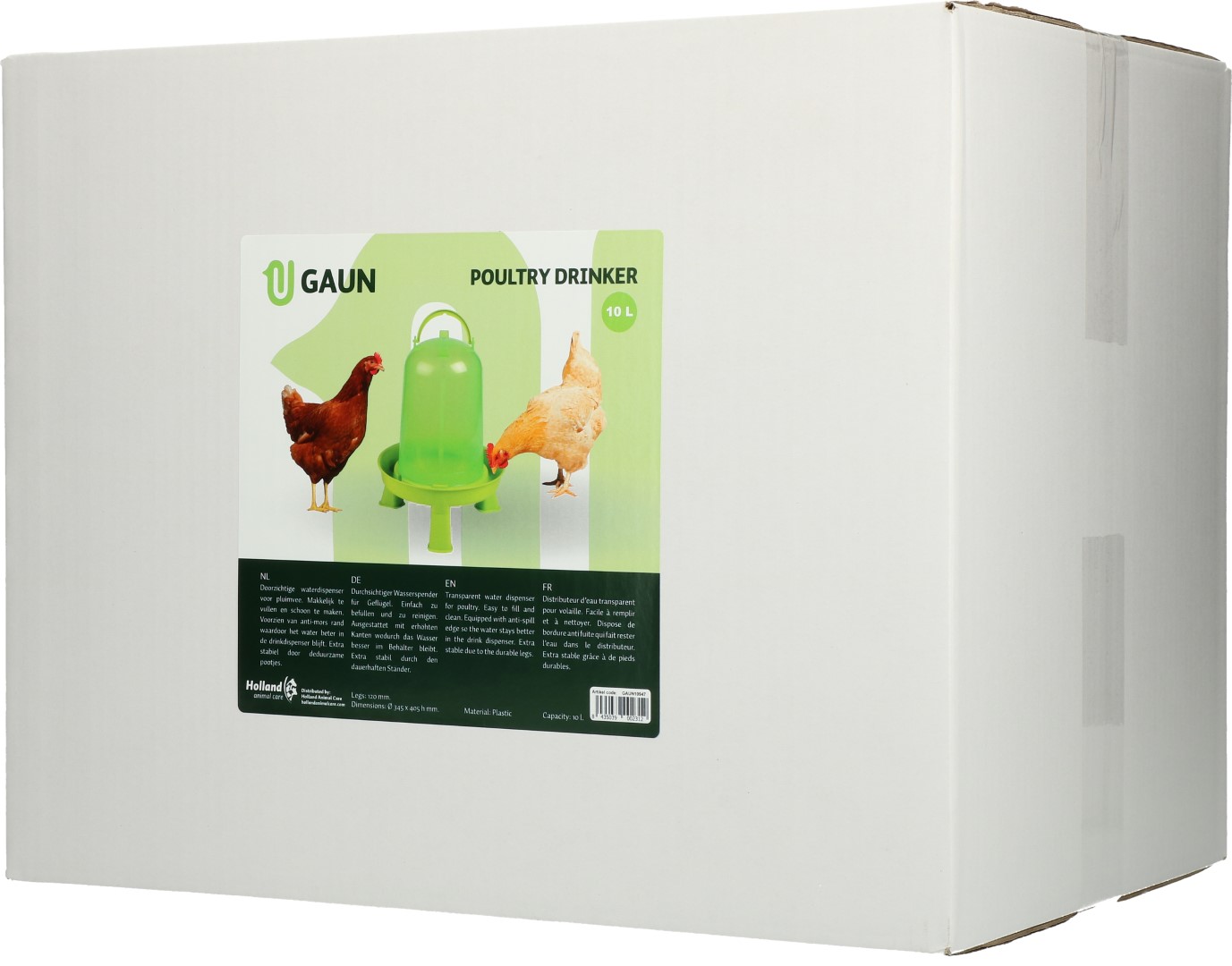 Gaun Pluimvee Drinktoren op Pootjes Limoengroen 10 l 2025 Gaun Pluimvee Drinktoren op Pootjes Limoengroen 10 l - Afbeelding 3