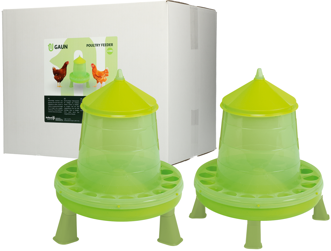 Gaun Pluimvee Voertoren op Pootjes Limoengroen 4 kg 2025 Gaun Pluimvee Voertoren op Pootjes Limoengroen 4 kg - Afbeelding 6