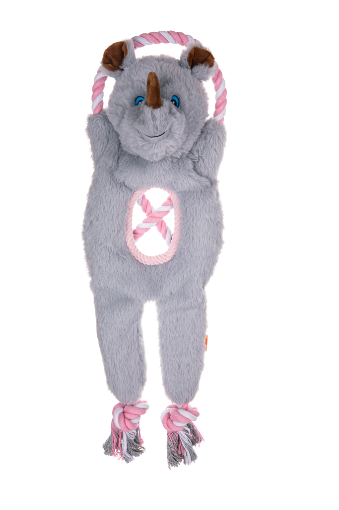 Growl Jungle Tugz Rocky de Neushoorn 2025 Growl Jungle Tugz Rocky de Neushoorn - Afbeelding 2