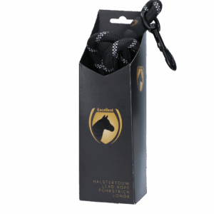 Halstertouw Exclusive Reflective Zwart