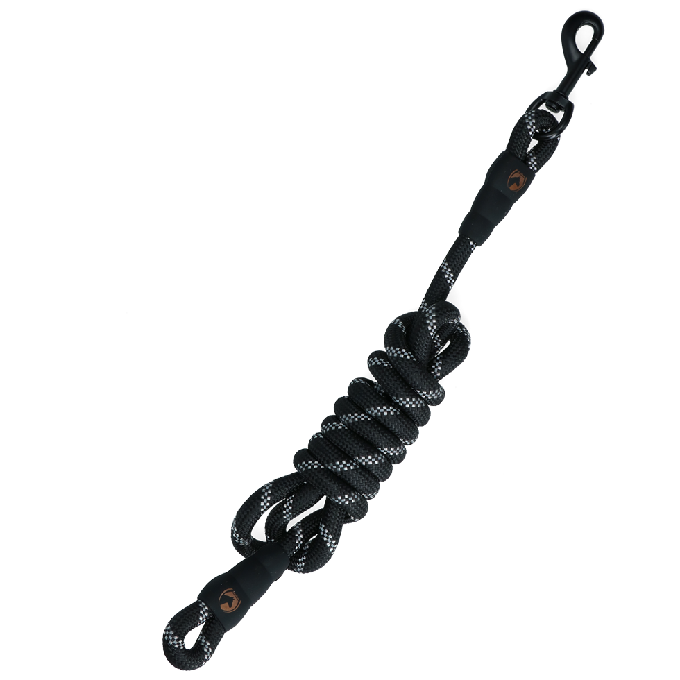 Halstertouw Exclusive Reflective Zwart 2025 Halstertouw Exclusive Reflective Zwart - Afbeelding 2