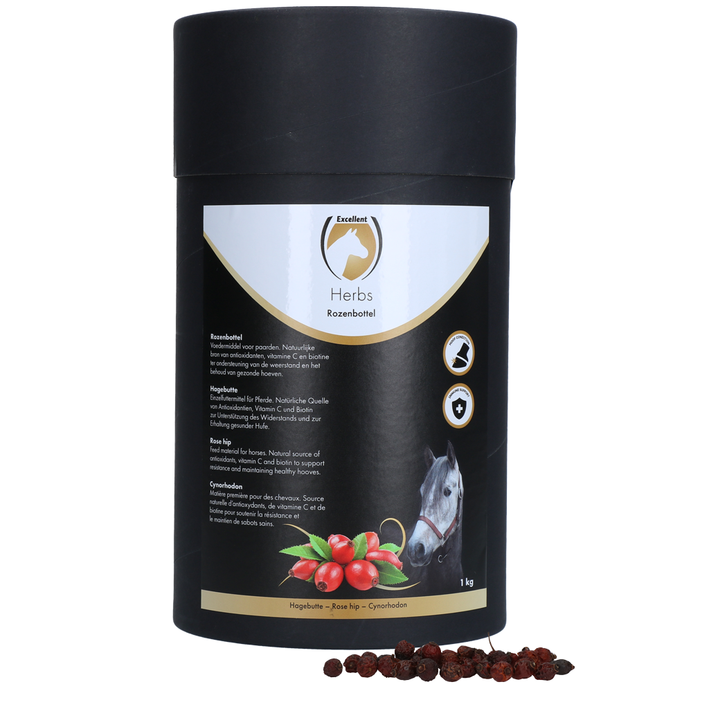 Excellent Horse Herbs Rozenbottel 1 kg 2025 Excellent Horse Herbs Rozenbottel 1 kg