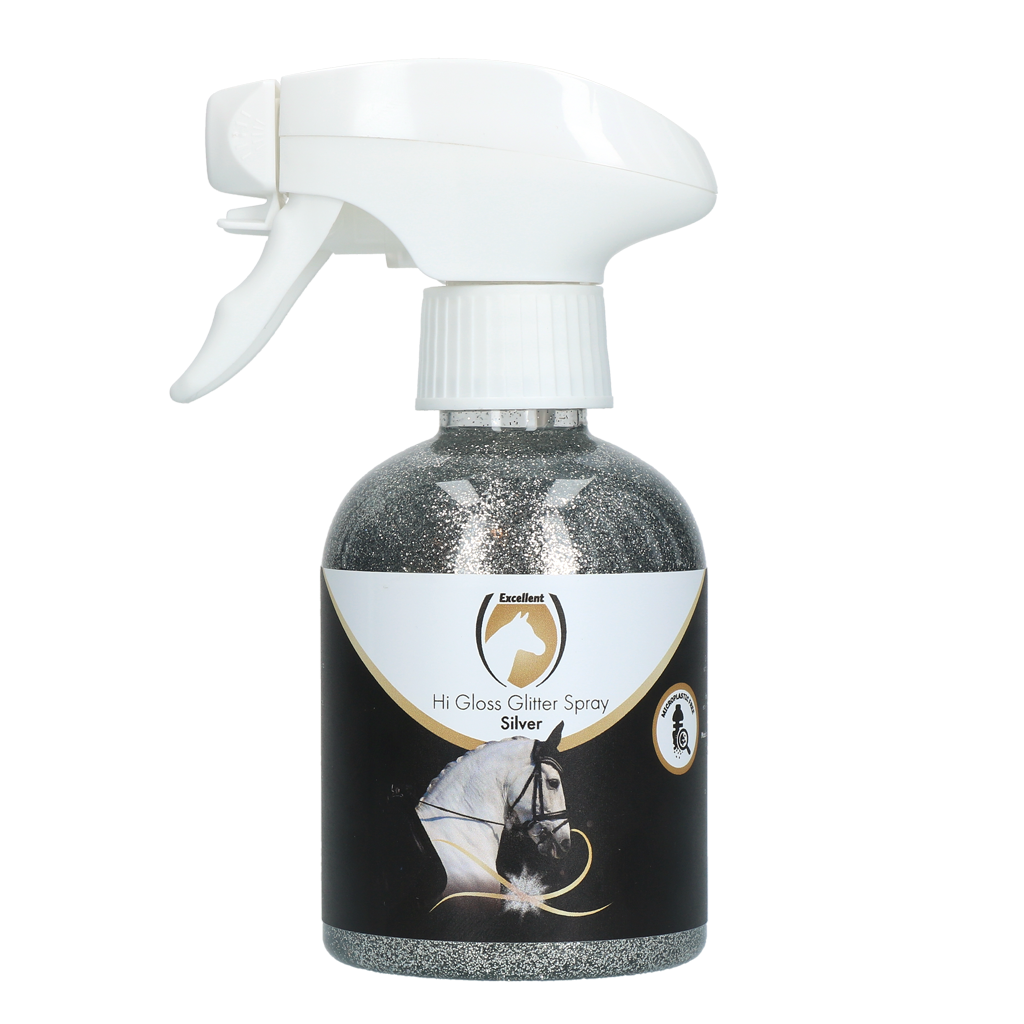 Excellent Horse Hi Gloss Glitter Spray Silver 250 ml 2025 Excellent Horse Hi Gloss Glitter Spray Silver 250 ml