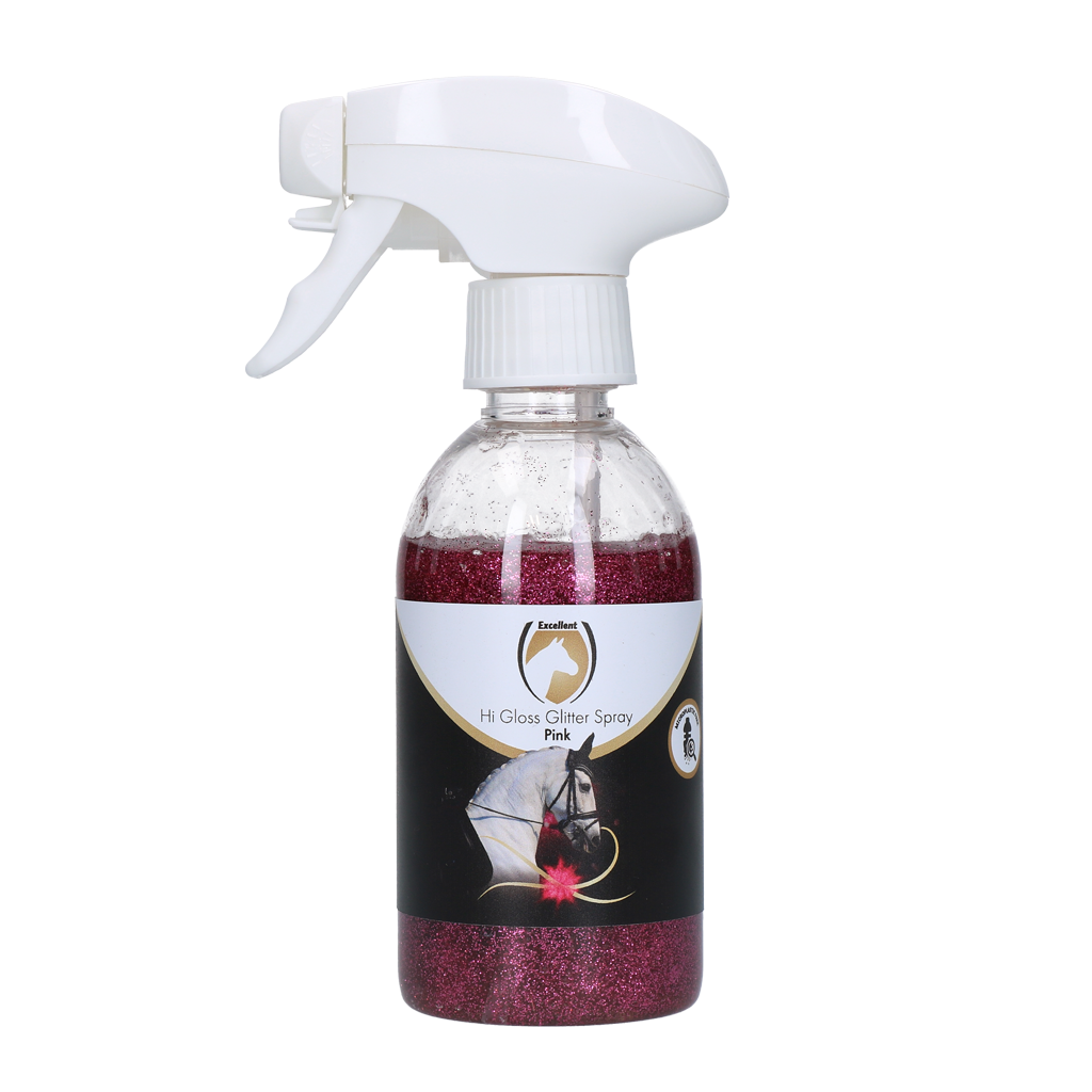 Excellent Horse Hi Gloss Glitter Spray Pink 250 ml 2025 Excellent Horse Hi Gloss Glitter Spray Pink 250 ml