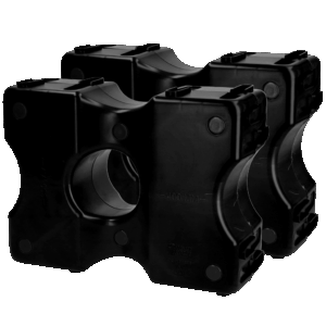 Vplast Cavaletti Hindernisblokken 2 st Zwart