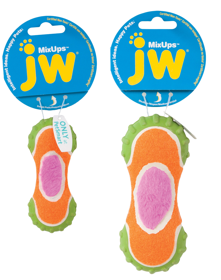 JW Mixups - Ribbed Barbell M - 14 cm 2025 JW Mixups - Ribbed Barbell M - 14 cm - Afbeelding 2