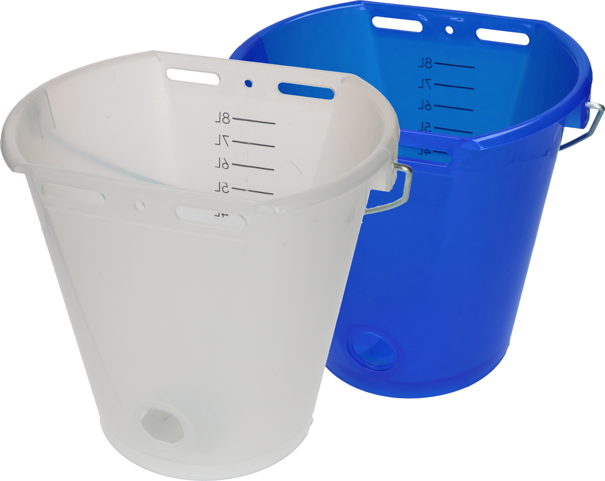 Kalveremmer wit transparant 2-zijdig plat Transparant blauw 2025 Kalveremmer wit transparant 2-zijdig plat Transparant blauw - Afbeelding 2