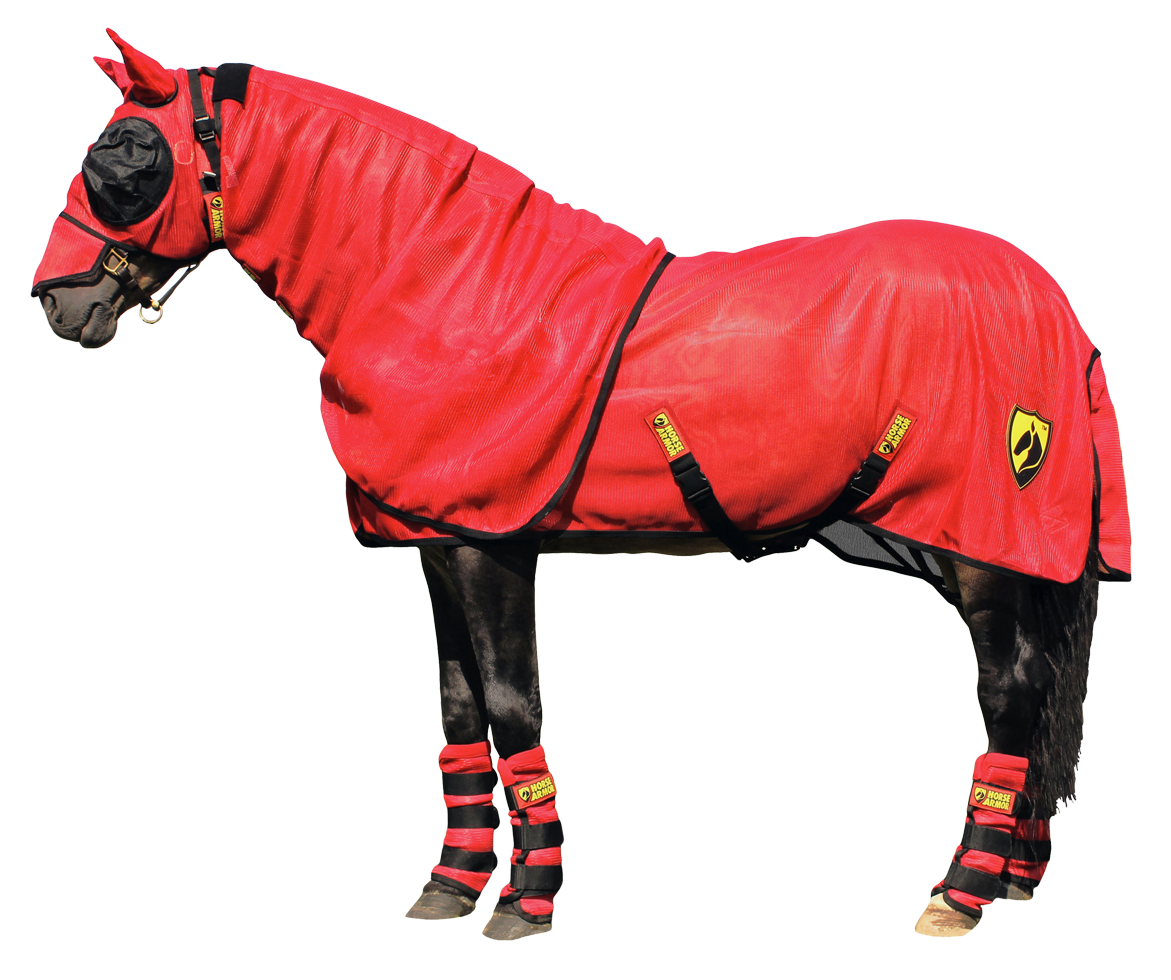 Horse Armor Knockdown Vliegendeken 183 cm 2025 Horse Armor Knockdown Vliegendeken 183 cm - Afbeelding 2