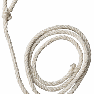 Koetouw wit sisal standaard 210cm