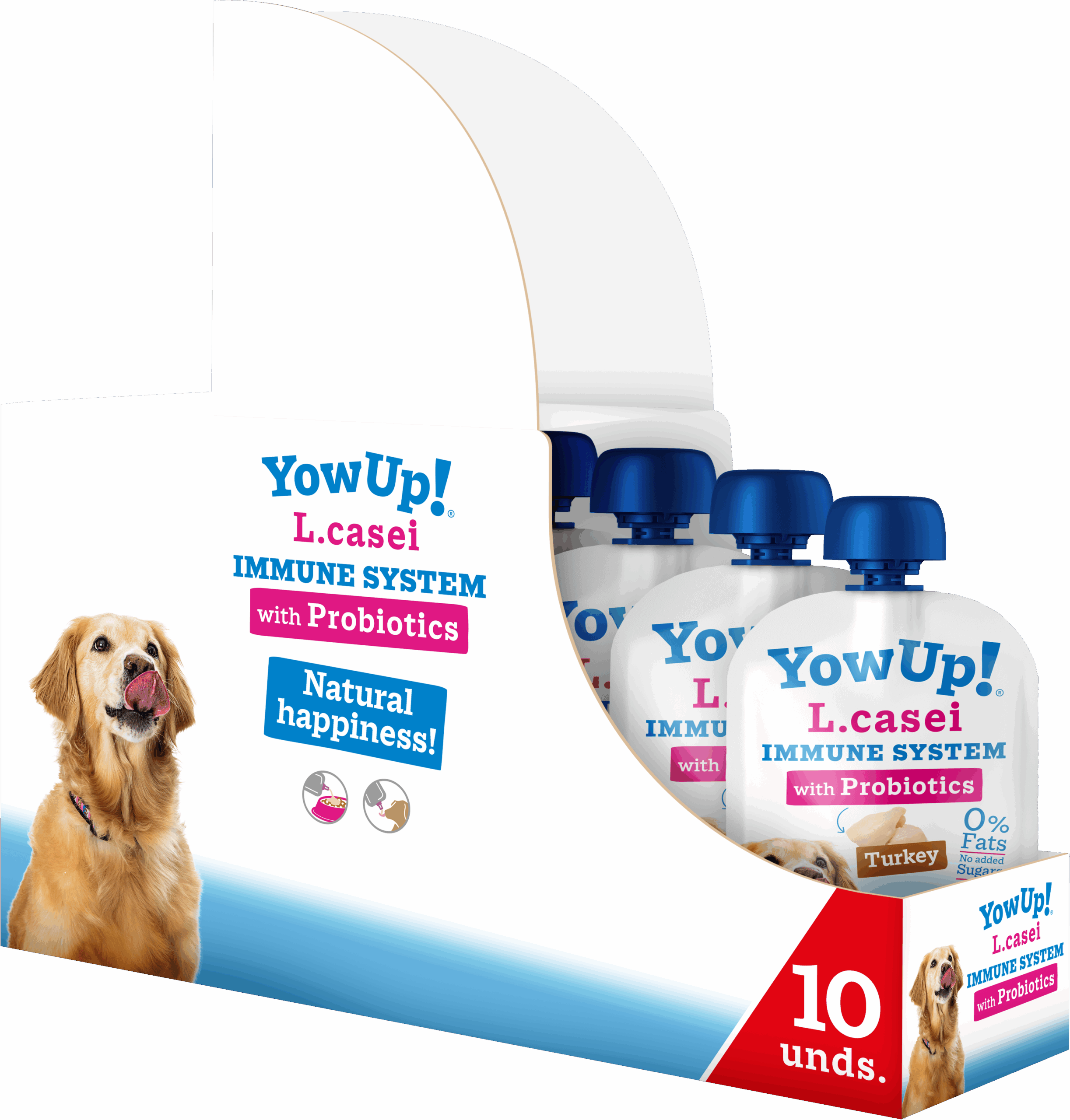 YowUp! L. Casei Immune System Turkey Hond 2025 YowUp! L. Casei Immune System Turkey Hond - Afbeelding 2