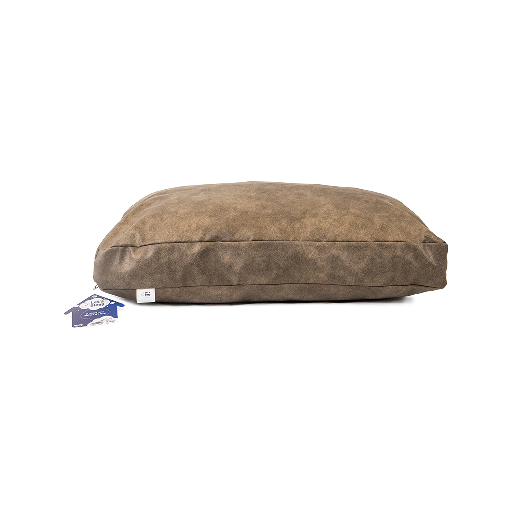 Let's Sleep Plush Pillow Hondenkussen M Taupe 2025 Let's Sleep Plush Pillow Hondenkussen M Taupe