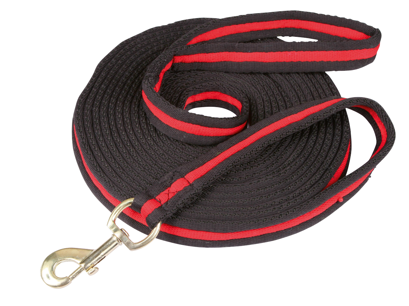 Longeerlijn zwart soft 8 meter Rood 2025 Longeerlijn zwart soft 8 meter Rood - Afbeelding 3