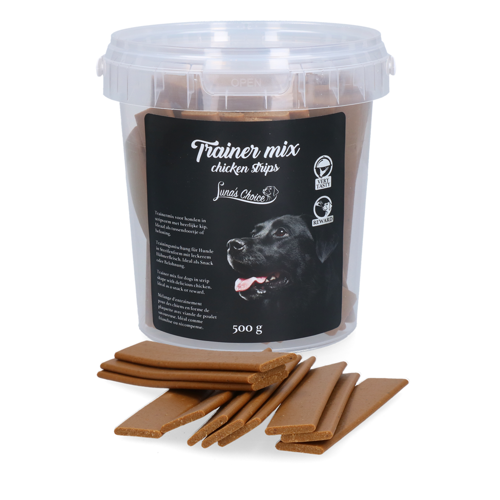 Luna's Choice Trainer Mix Chicken strips 2025 Luna's Choice Trainer Mix Chicken strips