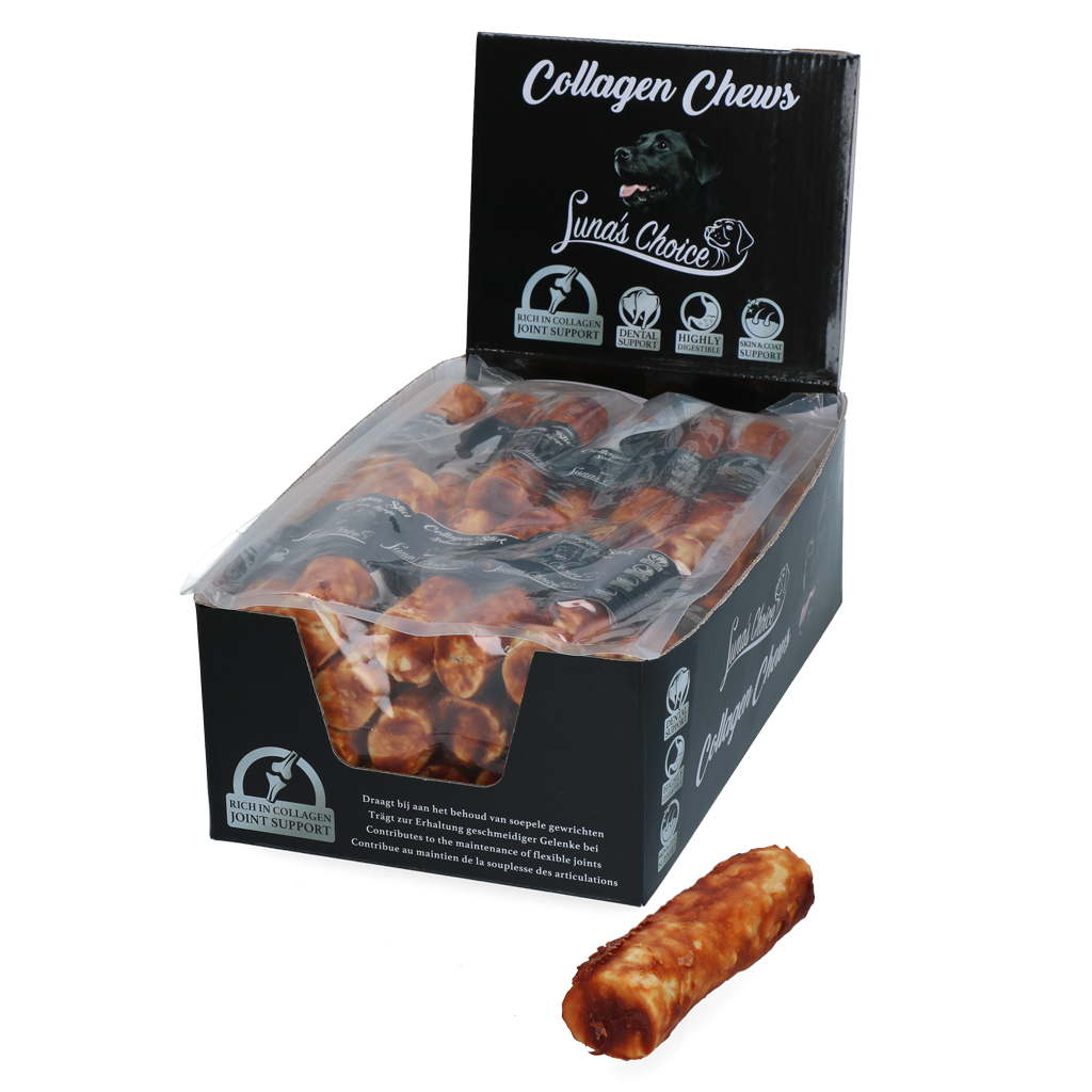 Luna's Choice Collagen Chews Stick Zalm L 2025 Luna's Choice Collagen Chews Stick Zalm L - Afbeelding 3
