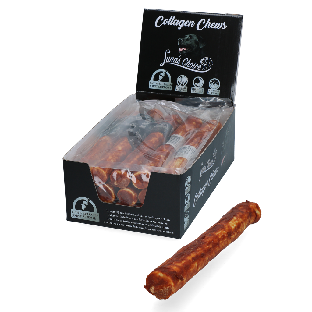 Luna's Choice Collagen Chews Stick Zalm XL 2025 Luna's Choice Collagen Chews Stick Zalm XL - Afbeelding 3