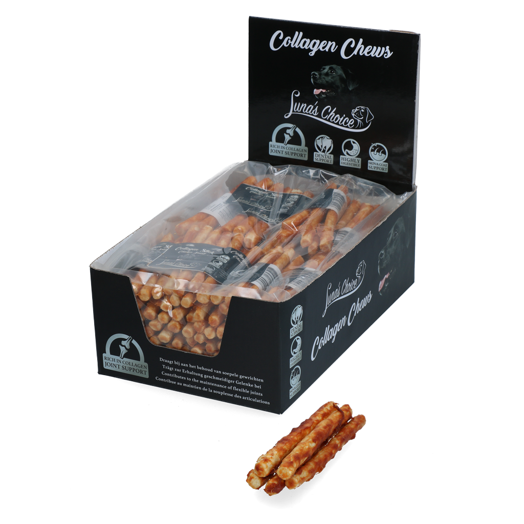 Luna's Choice Collagen Chews Stick Kip S 2025 Luna's Choice Collagen Chews Stick Kip S - Afbeelding 3