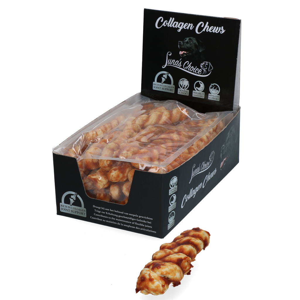 Luna's Choice Collagen Chews Braid Kip S 2025 Luna's Choice Collagen Chews Braid Kip S - Afbeelding 3