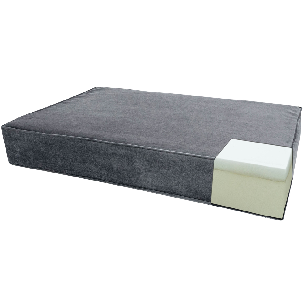 Madison Orthopedisch Kussen Velvet Oranje S 2025 Madison Orthopedisch Kussen Velvet Oranje S - Afbeelding 3